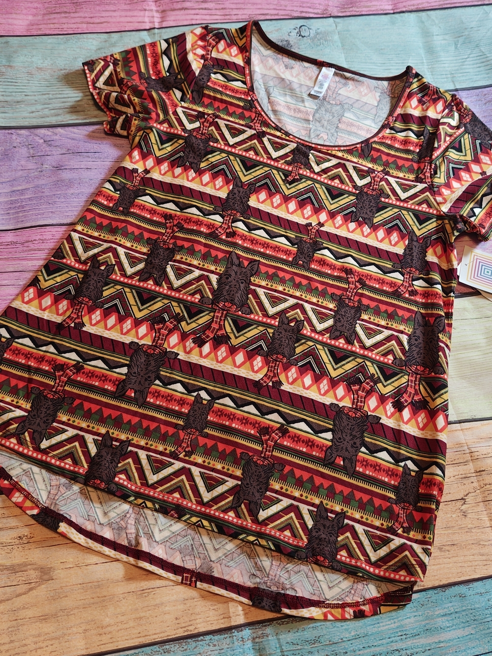 Small LuLaRoe Dog Classic T #0895